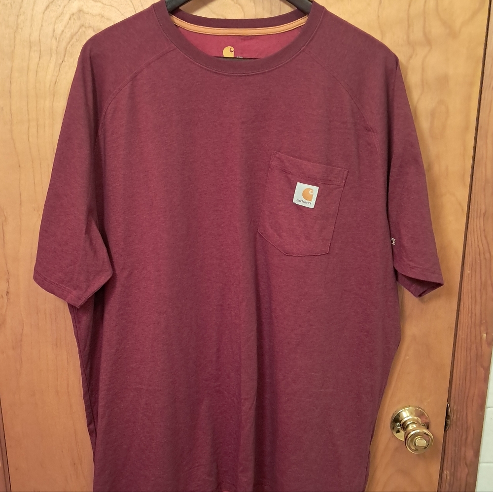 Carhartt Men's Red Pocket T-Shirt